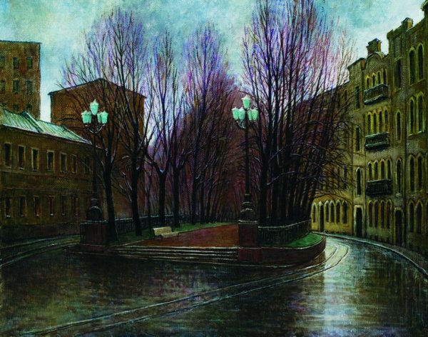 Художник Стародубцев Яузский бульвар