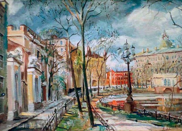 Патриаршие пруды Москва живопись