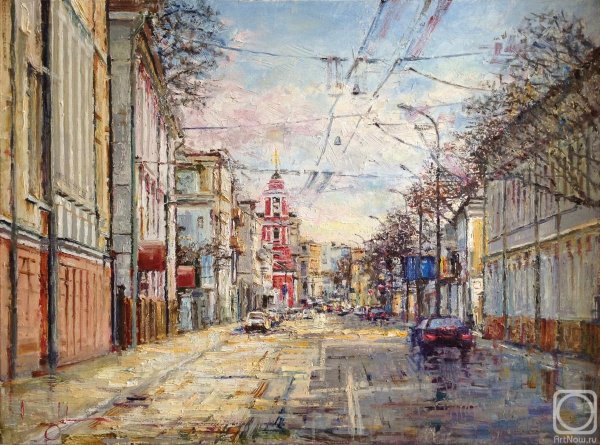 Весенний городской пейзаж май