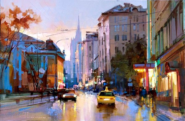 Картины пейзажи Корабельников Алексей