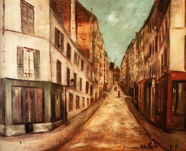 Морис Утрилло улица в Париже