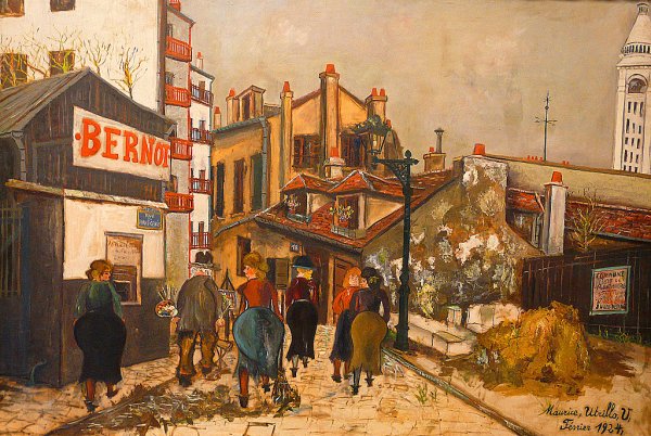 Городской пейзаж Морис Утрилло