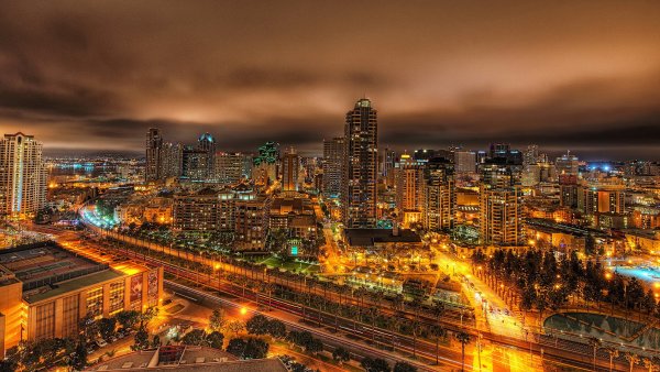 Панорама города Сан Диего