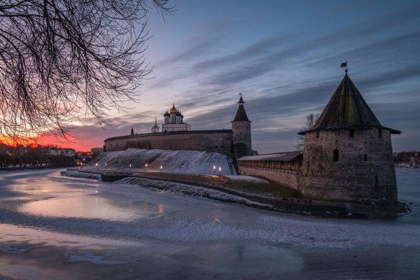 Псков кром зима