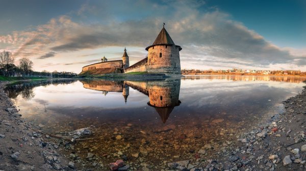 Псков пейзаж