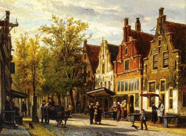 Голландский художник Корнелис спрингер