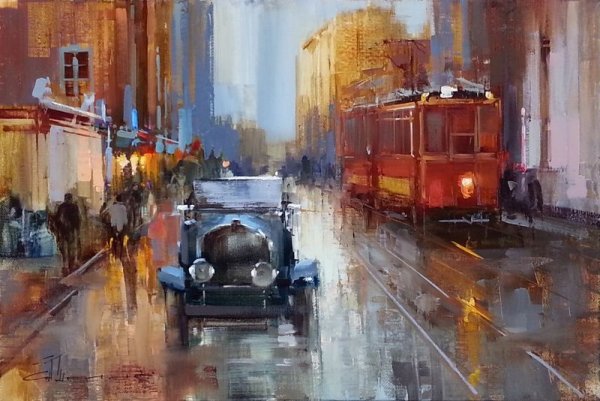 Ягуар в городе