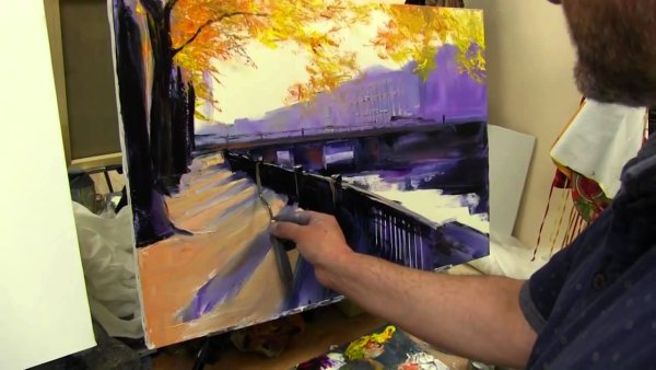 Городской пейзаж Сахарова Игоря