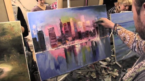 Игорь Медведев картины осень