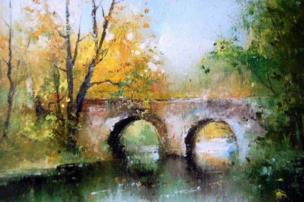 Осенний пейзаж Игоря Сахарова