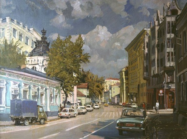 Городской пейзаж советские художники
