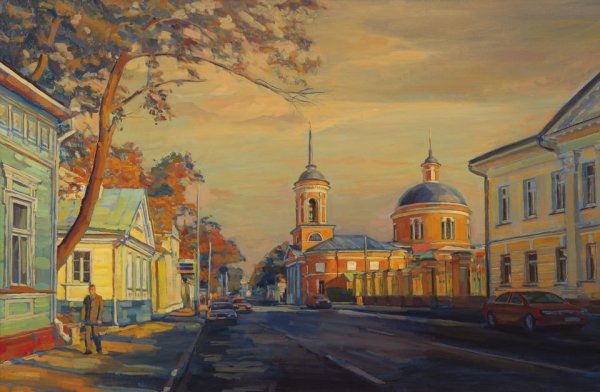 Художник боев Сергей городские пейзажи