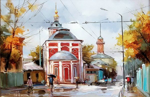 Александр Стародубов городской пейзаж