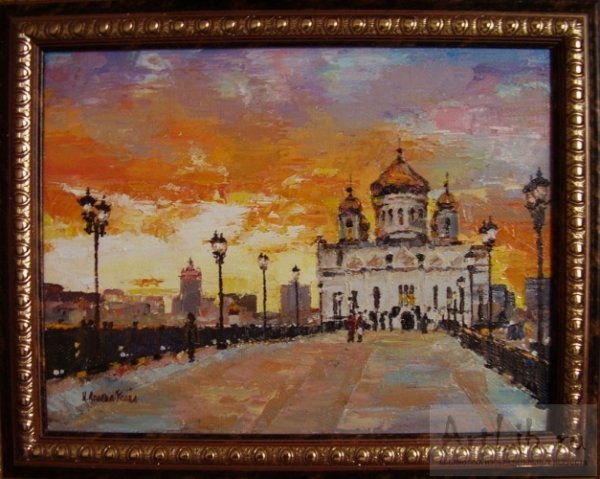 Картины маслом храм Христа Спасителя