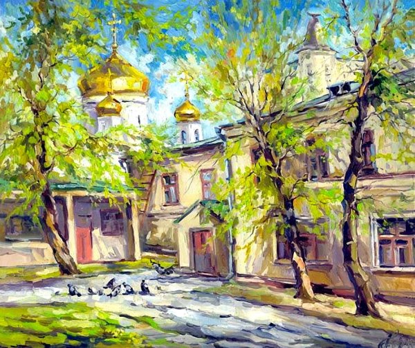 Евгений Казанцев Московский дворик