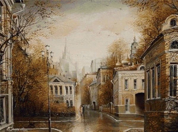 Картины Москвы 20 века Шалаев