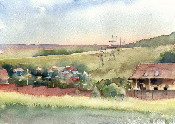 Пленэрные зарисовки Андрияка