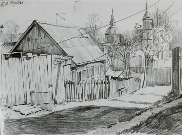 Пейзажи и Владимира Тупоршин акварель