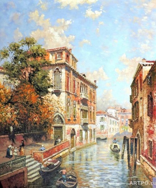 Бруно Августо Жавино картины Венеция