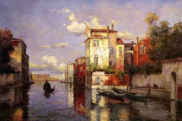 Итальянские пейзажи художник Guido Borelli