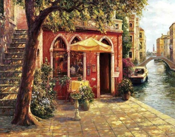 Художник Мартин Рико и Ортега