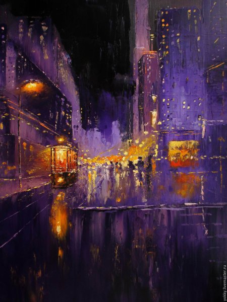 Леонид Афремов живопись Петербурга