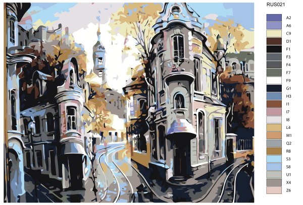 Александр Стародубов городской пейзаж