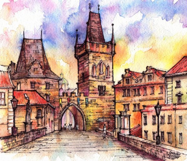 Скетчинг Прага