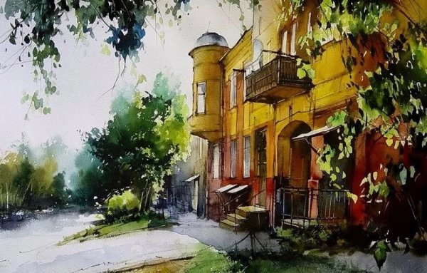 Город рисунок