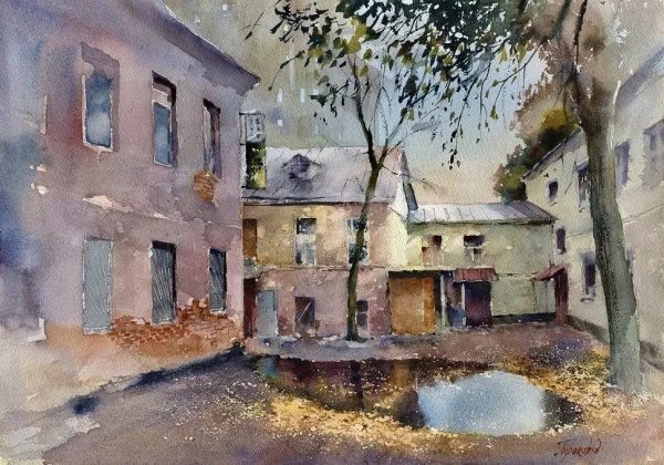 Город рисунок