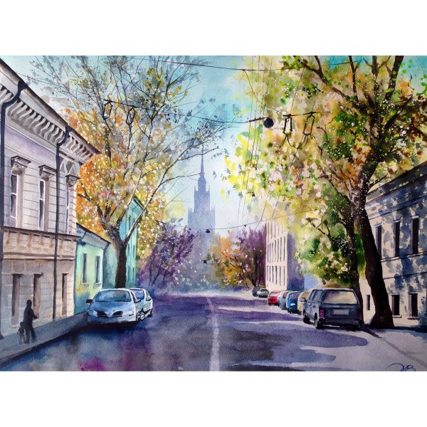 Игорь дубовой художник акварель Москва