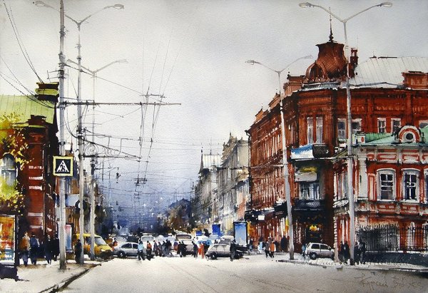 Юрий Шевчук Прага живопись