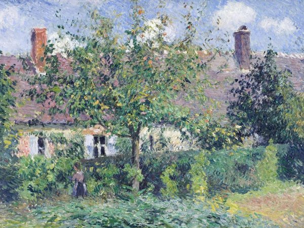 Камиль Писсарро дорога в лувесьенне