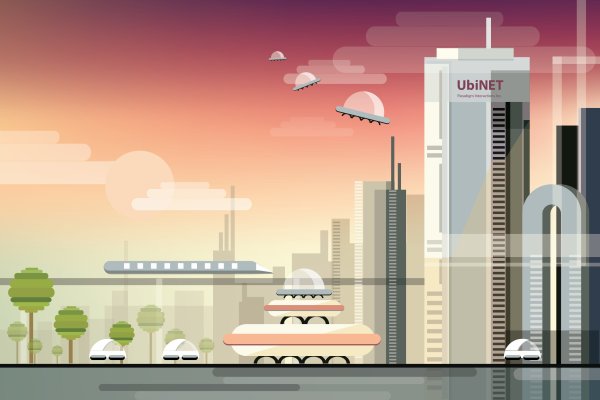 Город будущего вектор