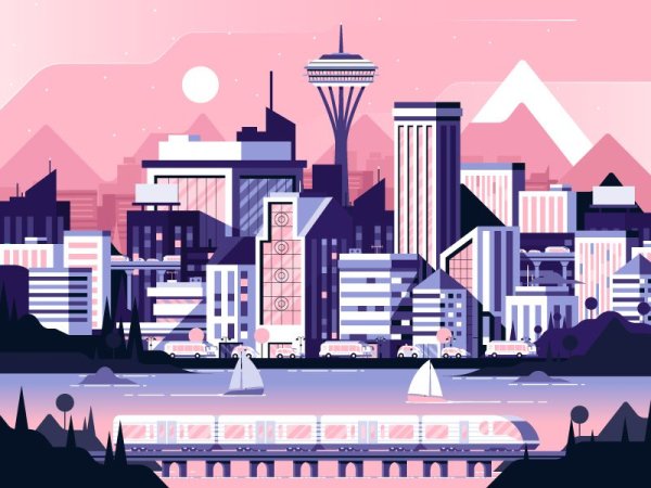 Стилизованный город