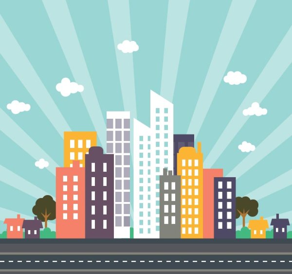 Изображение города для детей