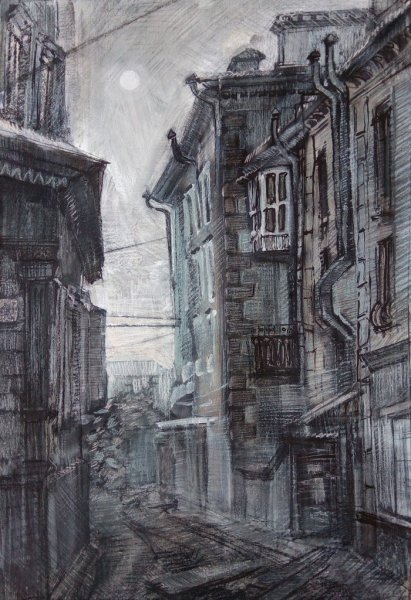 Графический пейзаж города