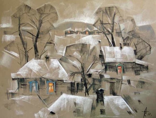 Зарисовка двора