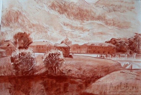 Зарисовка двора