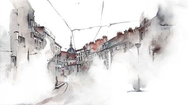 Акварели корейской художницы sunga Park