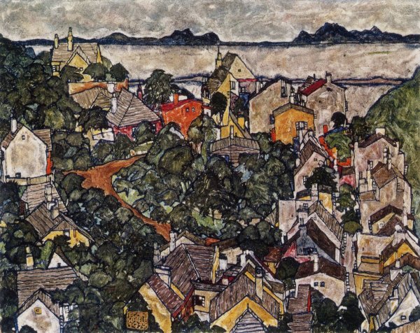 Шиле пейзажи