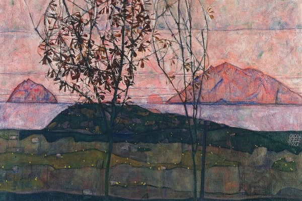 Эгон Шиле деревья