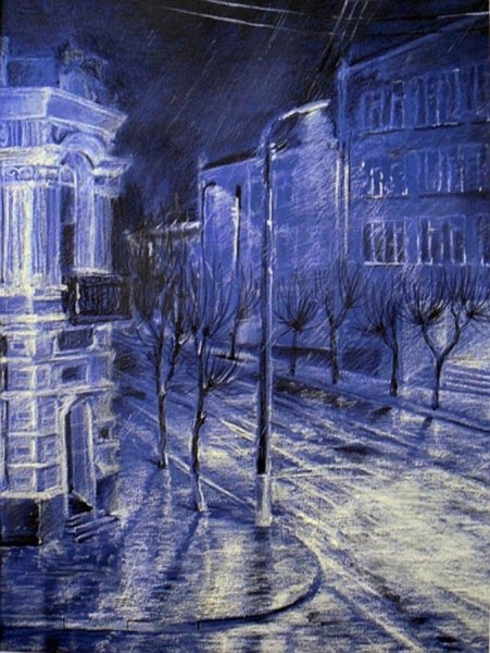 Ирина Климова пейзаж пастель.