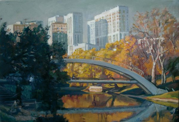 Гризайль зима