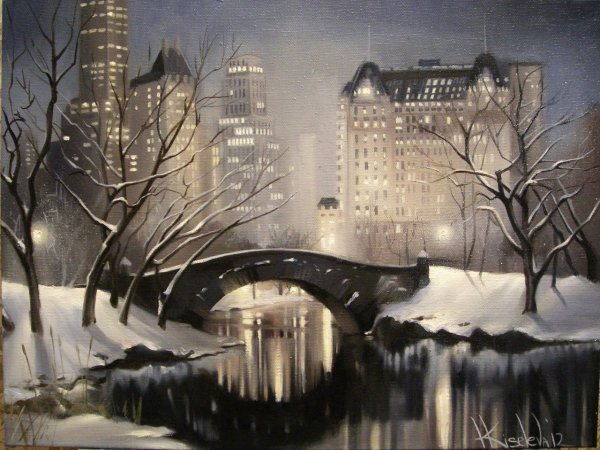 Лондон акварель