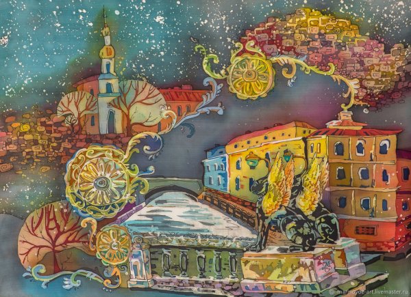 Е.Е.Лансере батик