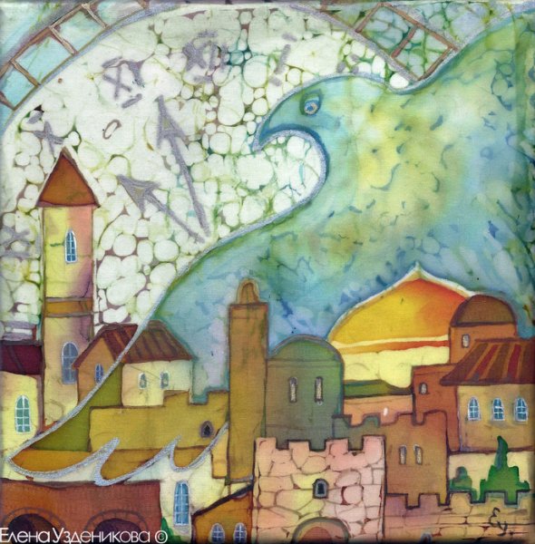 Елена Речкина батик