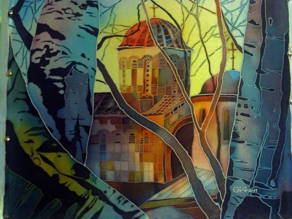 Городские пейзажи в декоративном стиле