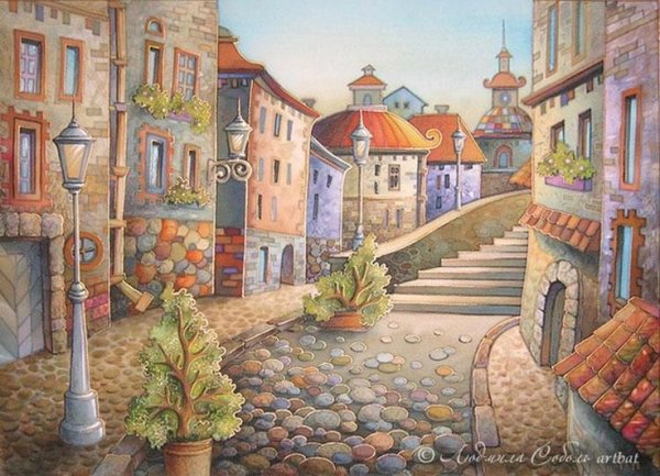 Людмила Соболь батик город