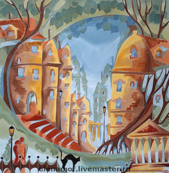 Елена МОФ батик